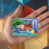 Refrigerator Magnet for Atlantic City New Jersey USA  1052