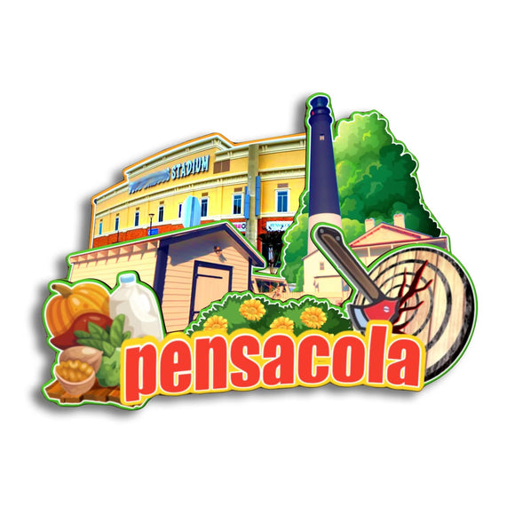 Магнит на холодильник для Пенсаколы, Флорида, США 215