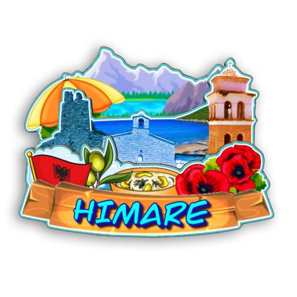 Refrigerator Magnet for Himare Albania  2461