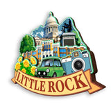 Kühlschrankmagnet für Little Rock Arkansas USA 330