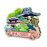 Магнит на холодильник для Лишуй, Чжэцзян, Китай 483