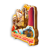 Refrigerator Magnet for L'Hospitalet de Llobregat Spain  1517
