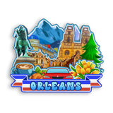 Refrigerator Magnet for Orleans France  1340