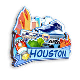 Kühlschrankmagnet für Houston Texas USA 382