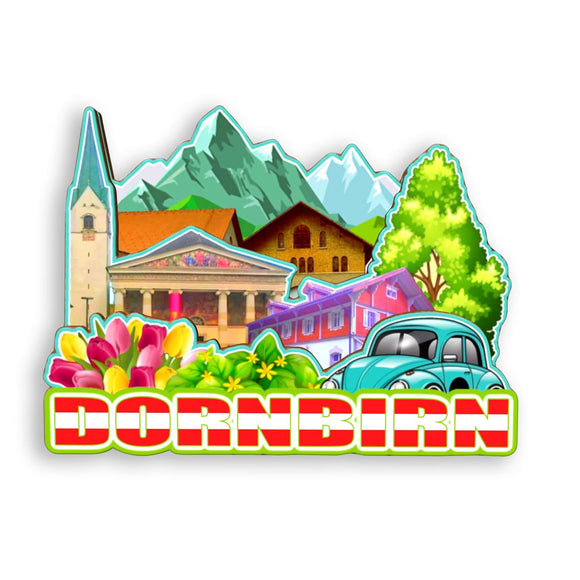 Refrigerator Magnet for Dornbirn Austria  1626