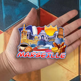 Refrigerator Magnet for Marseille France  2591