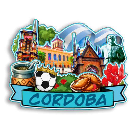 Refrigerator Magnet for Cordoba Argentina  2821