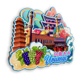 Kühlschrankmagnet für Urumqi, Xinjiang, China 624
