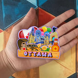 Kühlschrankmagnet für Ottawa, Kanada 1858