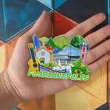 Магнит на холодильник для Флорианополиса, Бразилия, 1906 г.