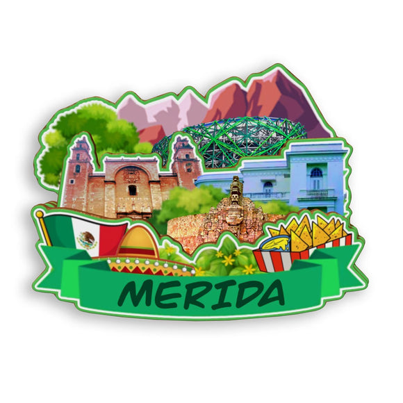 Refrigerator Magnet for Merida Mexico  1829