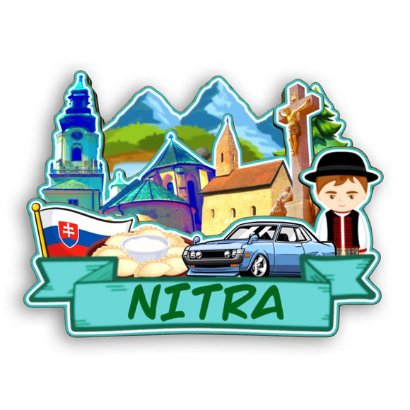 Refrigerator Magnet for Nitra Slovakia  2386