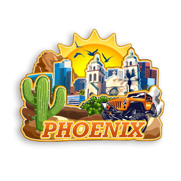 Refrigerator Magnet for Phoenix Arizona USA  301