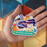 Kühlschrankmagnet für Ningcheng, Innere Mongolei, China 863