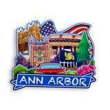 Refrigerator Magnet for Ann Arbor Michigan USA  996