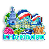 Refrigerator Magnet for Chambord France  1341