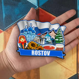 Kühlschrankmagnet für Rostow Russland 2547