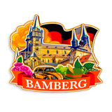Refrigerator Magnet for Bamberg Germany  1233