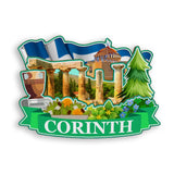 Refrigerator Magnet for Corinth Greece  1732