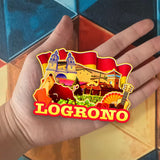 Refrigerator Magnet for Logrono Spain  1580
