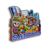 Refrigerator Magnet for Santiago Chile  2842