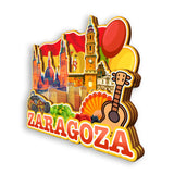 Refrigerator Magnet for Zaragoza Spain  1404