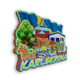 Refrigerator Magnet for Karlskrona Sweden  2180