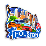 Kühlschrankmagnet für Houston Texas USA 383