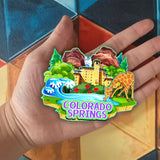 Kühlschrankmagnet für Colorado Springs Colorado USA 272