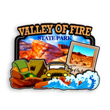 Refrigerator Magnet for Valley Of Fire State Park Nevada USA  1046