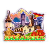 Refrigerator Magnet for Sabadell Spain  1525