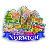 Refrigerator Magnet for Norwich UK  1463