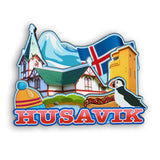 Refrigerator Magnet for Husavik Iceland  2251