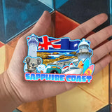 Refrigerator Magnet for Sapphire Coast Australia  2680