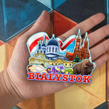 Refrigerator Magnet for Bialystok Poland  2129