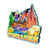 Kühlschrankmagnet für Wiesbaden Deutschland 1227