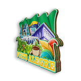 Магнит на холодильник Порту-Алегри, Бразилия, 1920