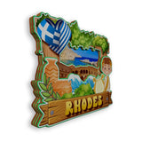 Refrigerator Magnet for Rhodes Greece  1712