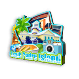 Kühlschrankmagnet für South Padre Island Texas USA 396