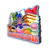 Refrigerator Magnet for Saint-Laurent Du Var France  2606