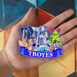 Refrigerator Magnet for Troyes France  1361