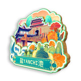 Refrigerator Magnet for Yanchi, Ningxia, China  684