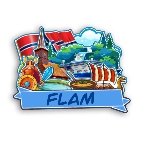Refrigerator Magnet for Flam Norway  2280