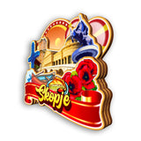 Refrigerator Magnet for Skopje North Macedonia  2504
