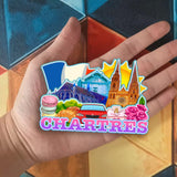 Refrigerator Magnet for Chartres France  2639