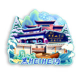 Магнит на холодильник для Хэйхэ, Хэйлунцзян, Китай 612