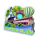 Refrigerator Magnet for Mackinac Island Michigan USA  1000