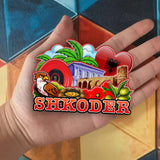 Refrigerator Magnet for Shkoder Albania  2457