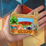 Магнит на холодильник для Улуру, Австралия, 2668