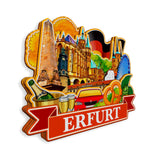 Refrigerator Magnet for Erfurt Germany  1244